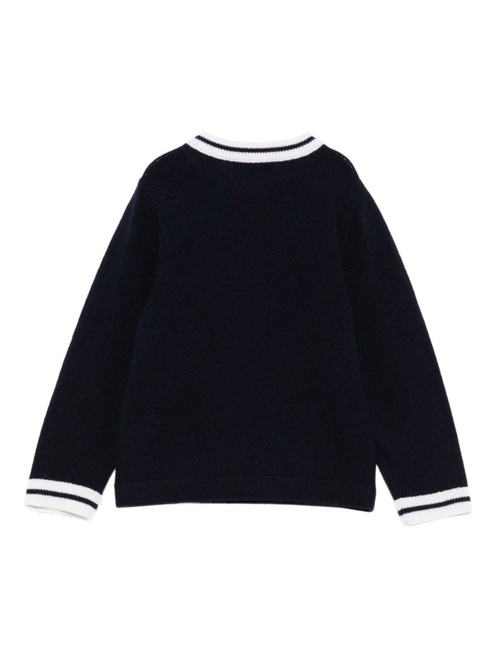 Maglione blu navy per bambino FX9500Z2362 621AV Fay Kids 