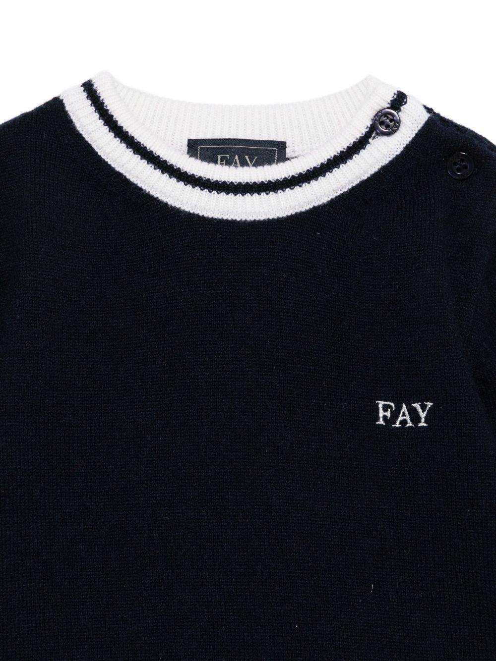 Maglione blu navy per bambino FX9500Z2362 621AV Fay Kids 