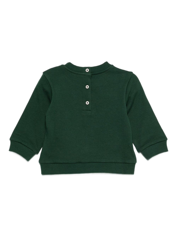 Felpa verde scuro per neonato BMH0825V0 F0E3J Fendi Kids 