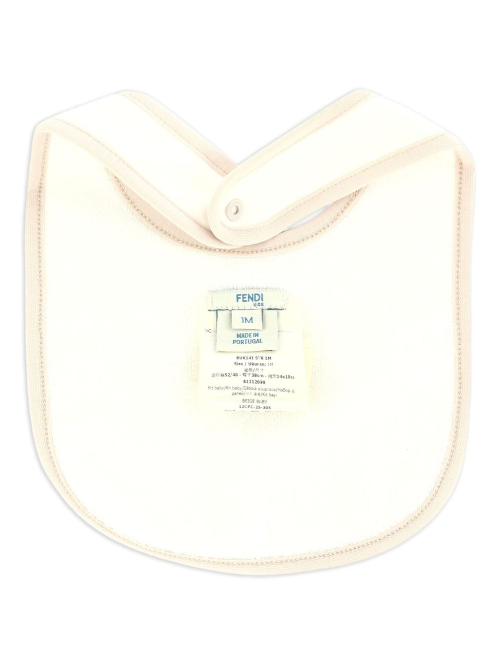 Tutina beige per neonato BUK141ST8 F19J5 Fendi Kids 
