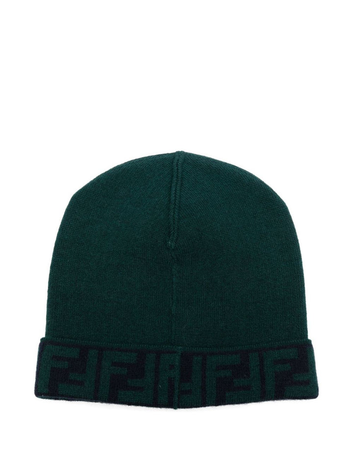 Cappello verde/blu per bambino BUP081AV7B F0L5W Fendi Kids 
