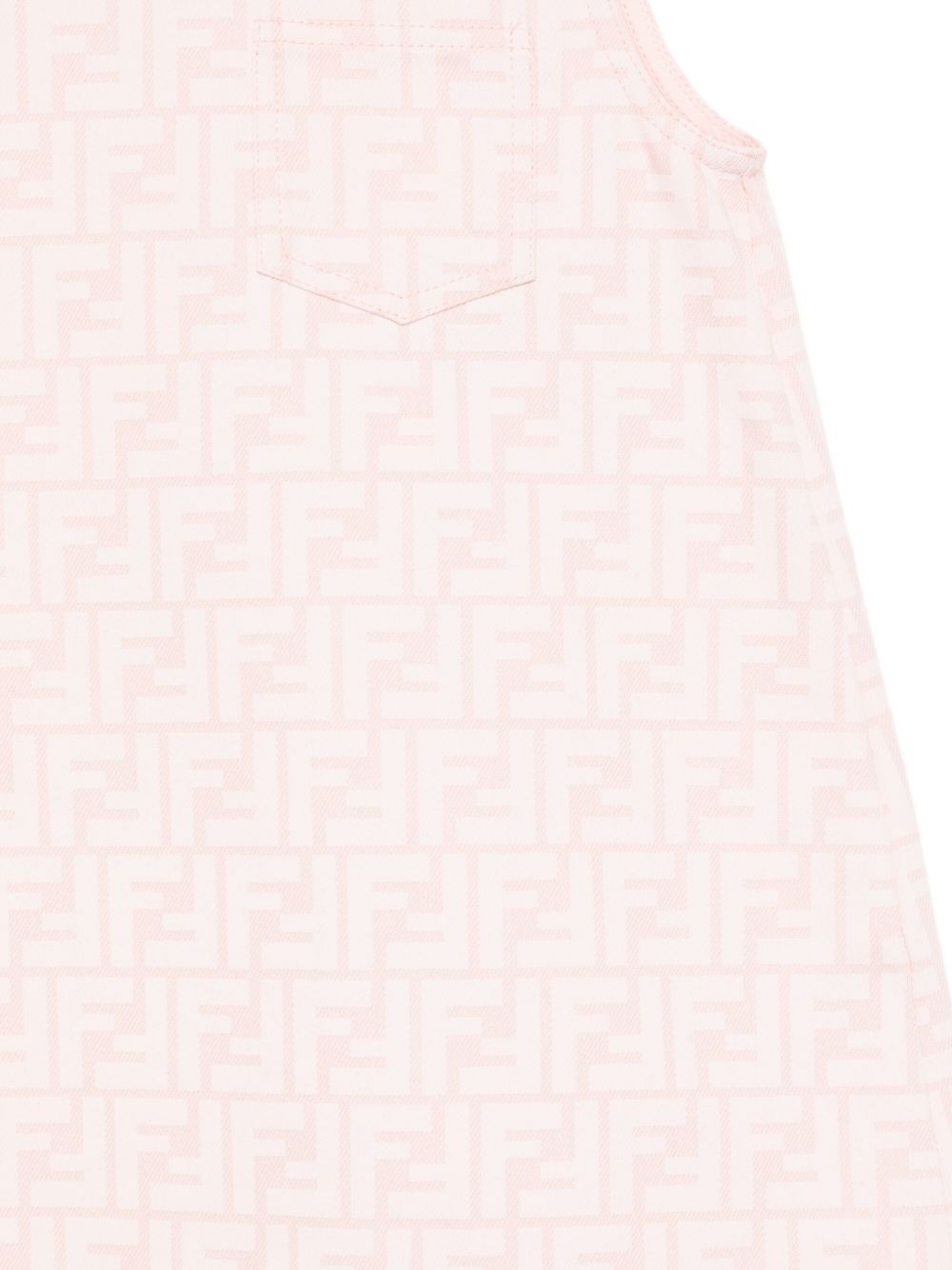 Abito rosa chiaro per bambina JFB807AUKT F0ZKY Fendi Kids 