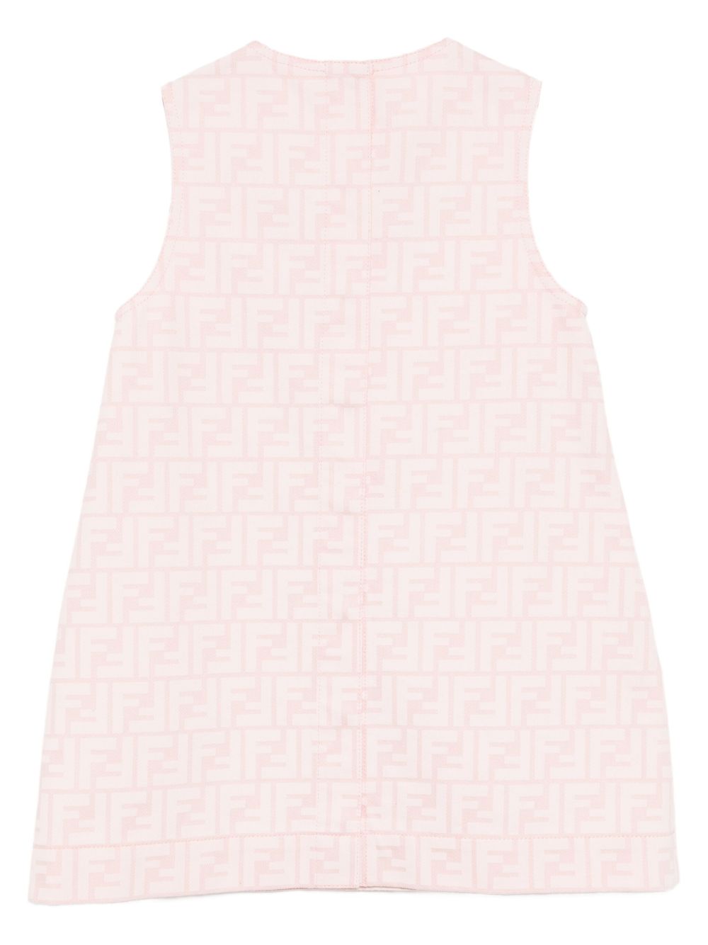 Abito rosa chiaro per bambina JFB807AUKT F0ZKY Fendi Kids 