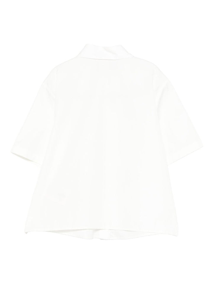 Camicia bianca per bambina JFC136AEXZ F0TU9 Fendi Kids 