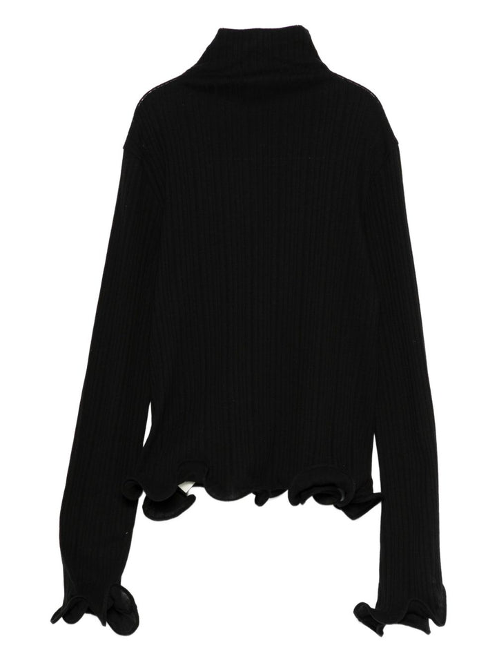 T-shirt nero per bambina JFI389AYMI F0GME Fendi Kids 