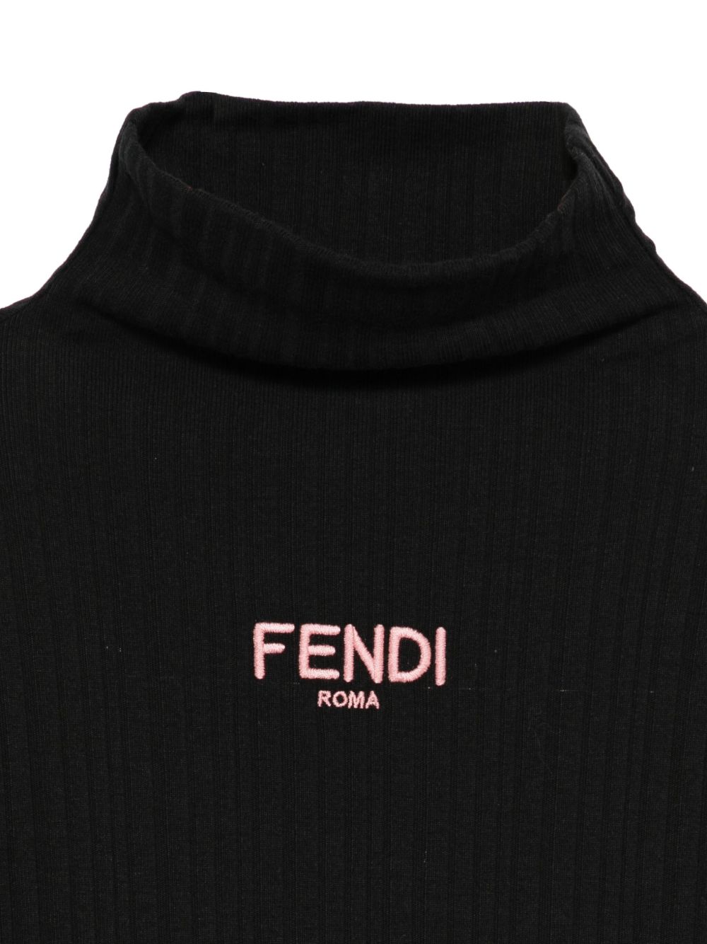 T-shirt nero per bambina JFI389AYMI F0GME Fendi Kids 