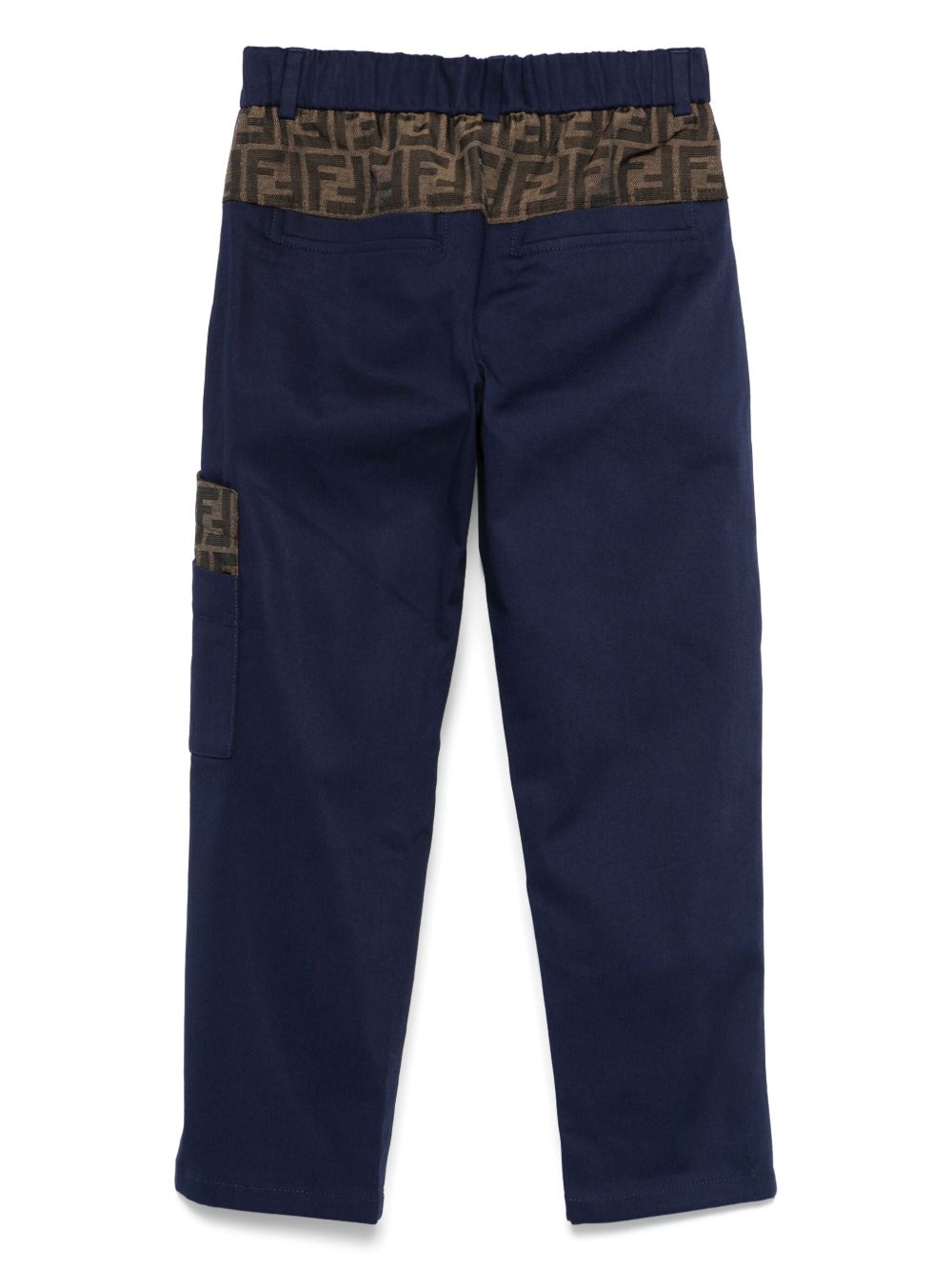 Pantalone blu navy per bambino JMF545AS5Y F1I11 Fendi Kids 