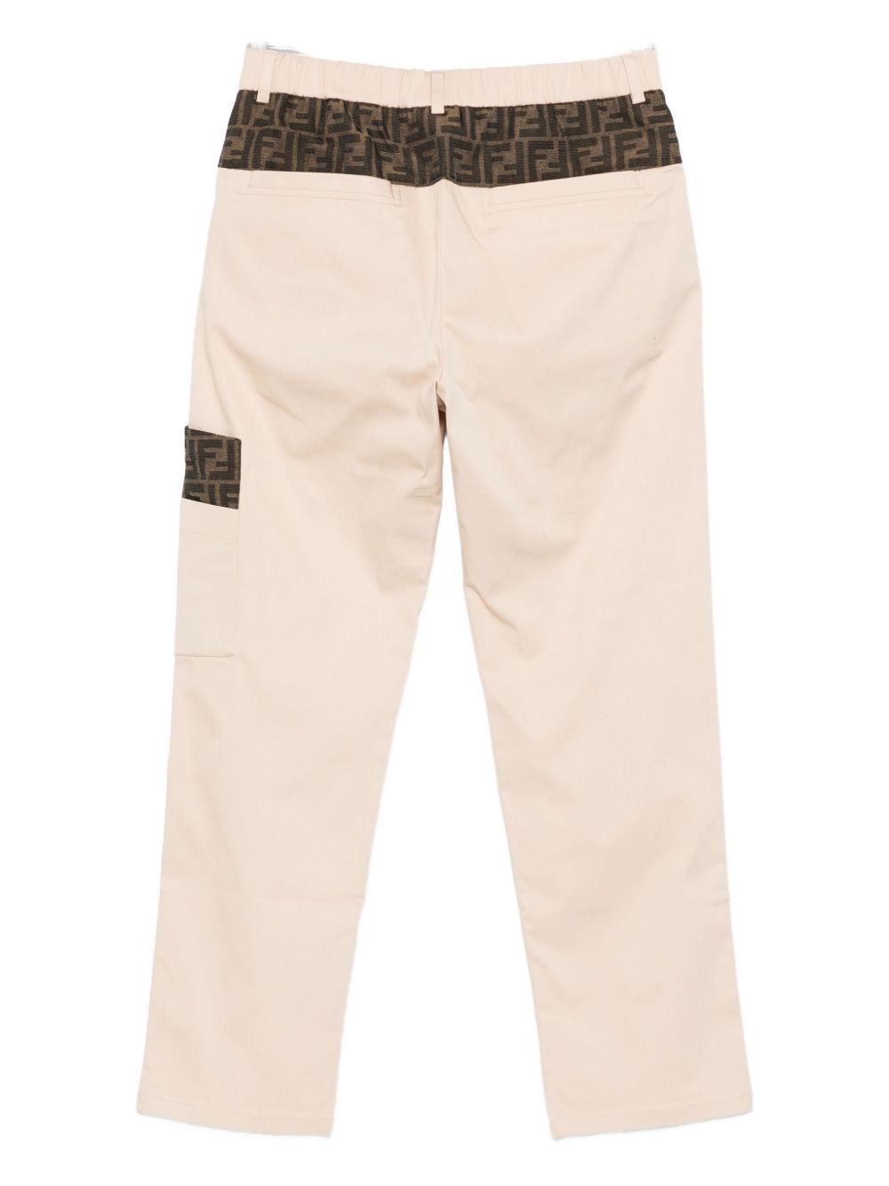 Pantalone beige per bambino JMF545AS5Y F1P2N Fendi Kids 