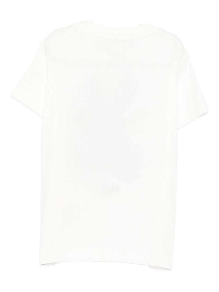 T-shirt bianco per bambino JMI4887AJ F0TU9 Fendi Kids 