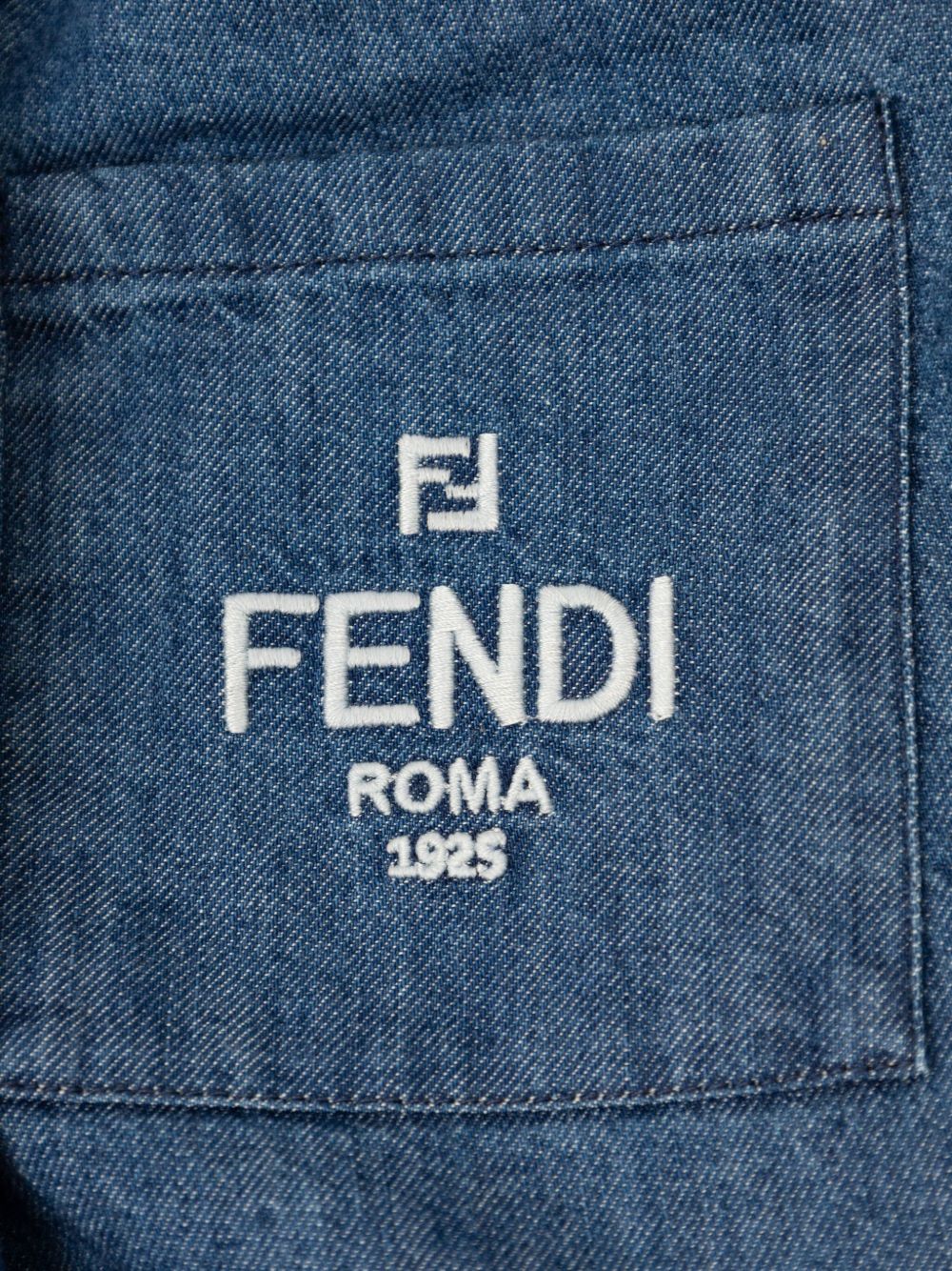 Jeans blu per bambina JUF149ATRF F0QG0 Fendi Kids 