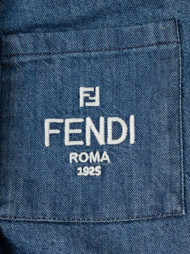 Jeans blu per bambina JUF149ATRF F0QG0 Fendi Kids 