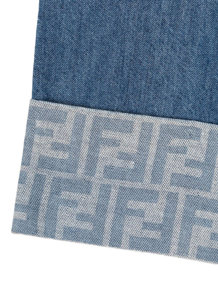 Jeans blu per bambina JUF149ATRF F0QG0 Fendi Kids 