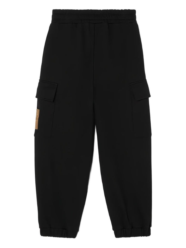 Pantalone nero per bambino JUF1715V0 F0GME Fendi Kids 
