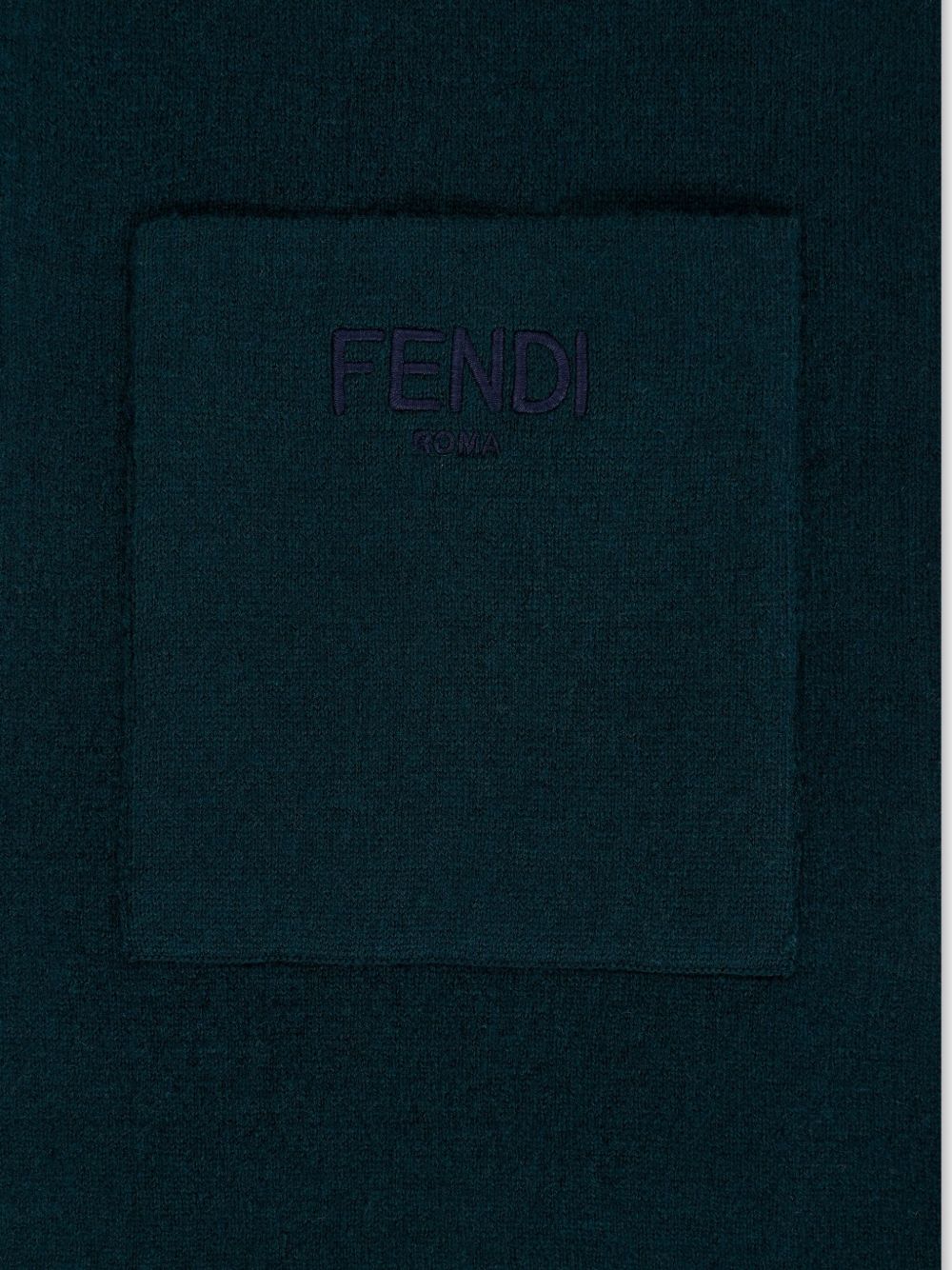 Sciarpa verde per bambino JUQ020AO29 F0L5W Fendi Kids 