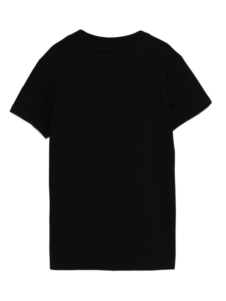T-shirt nero per bambino B2JM2328BA3 99 Gcds Kids 
