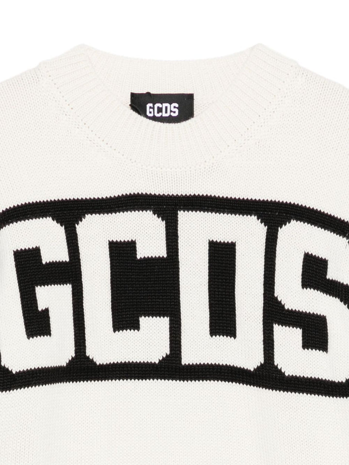 Maglione bianco per bambino B2JU1526BA7 15 Gcds Kids 