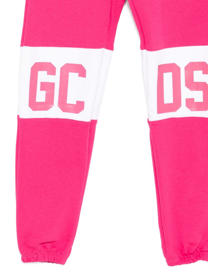 Pantalone rosa fucsia per bambina B2JU3017BA2 59 Gcds Kids 