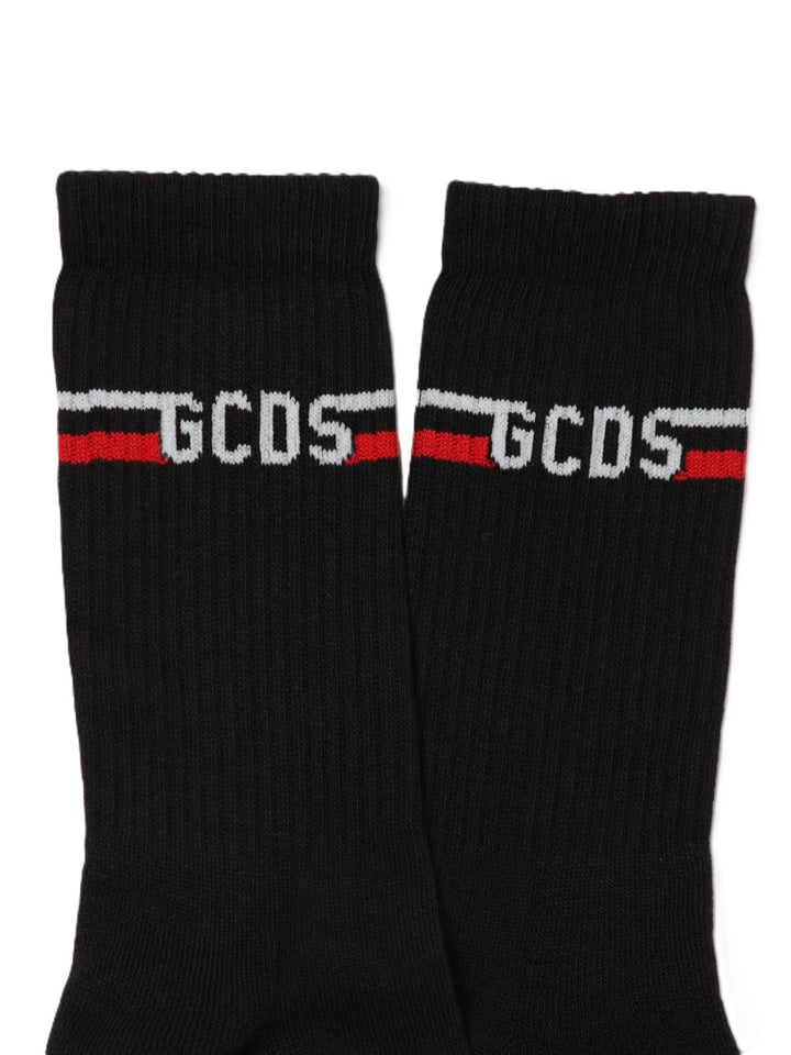 Calze nere per bambino B2JU3802BA8 99 Gcds Kids 