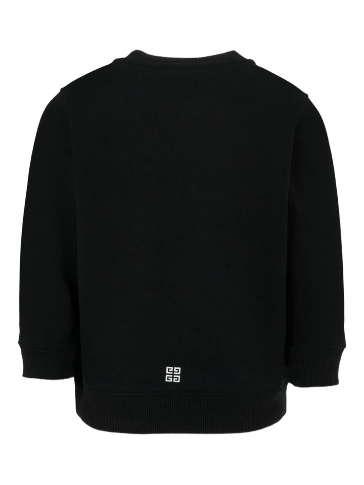 Felpa nera per bambino H30937 09B Givenchy Kids 