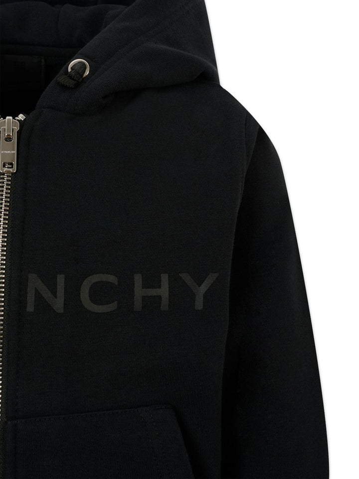Felpa nera per bambino H30939 09B Givenchy Kids 