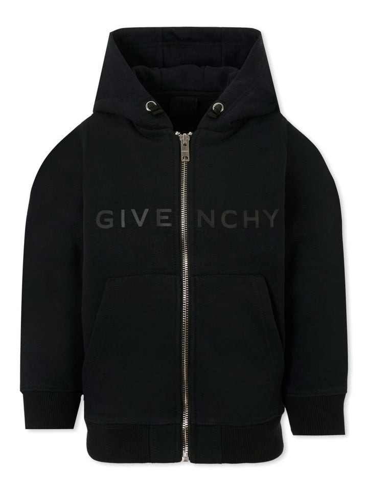 Felpa nera per bambino H30939 09B Givenchy Kids 