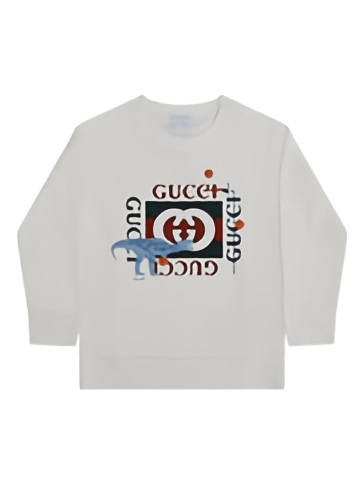 Felpa bianco sporco per bambino 569693XJHFI 9214 Gucci Kids 