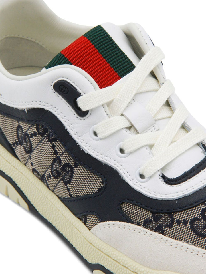 Sneakers bianca/blu per bambino 793956AAE2S 9554 Gucci Kids 