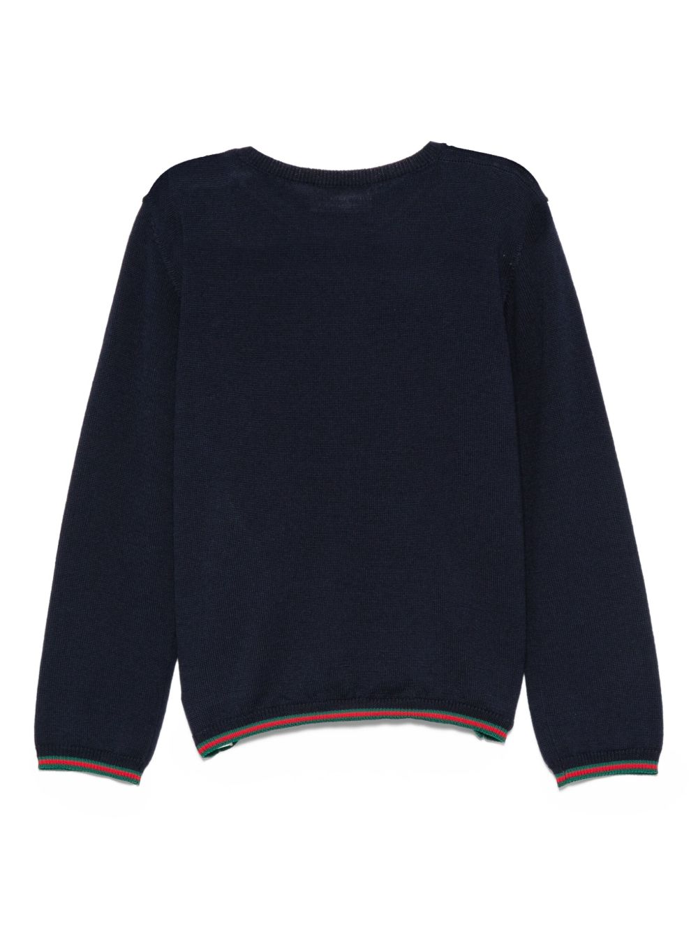 Maglione blu scuro per neonato 825861XKEXN 4180 Gucci Kids 