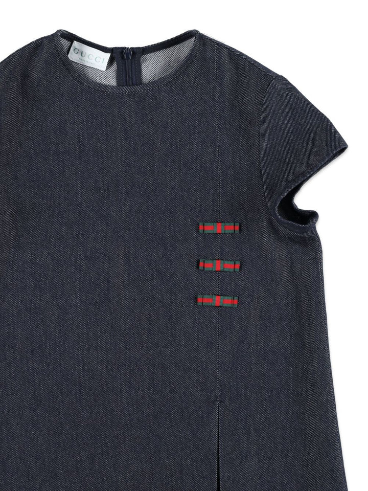 Abito blu per bambina 827452XDDCN 4759 Gucci Kids 