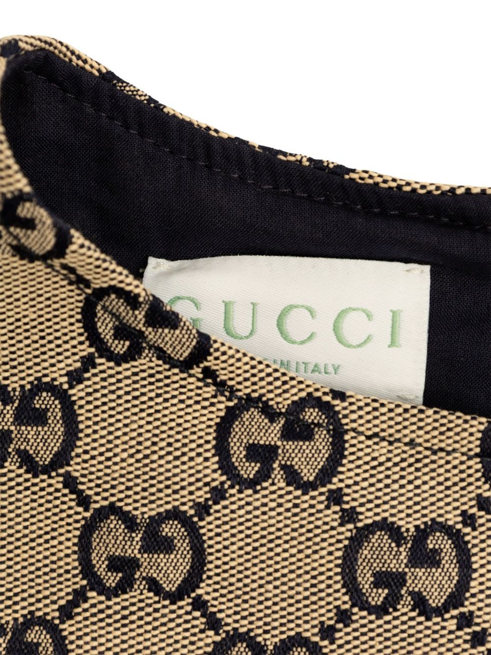 Abito beige/blu per bambina 828472XWA2M 9118 Gucci Kids 