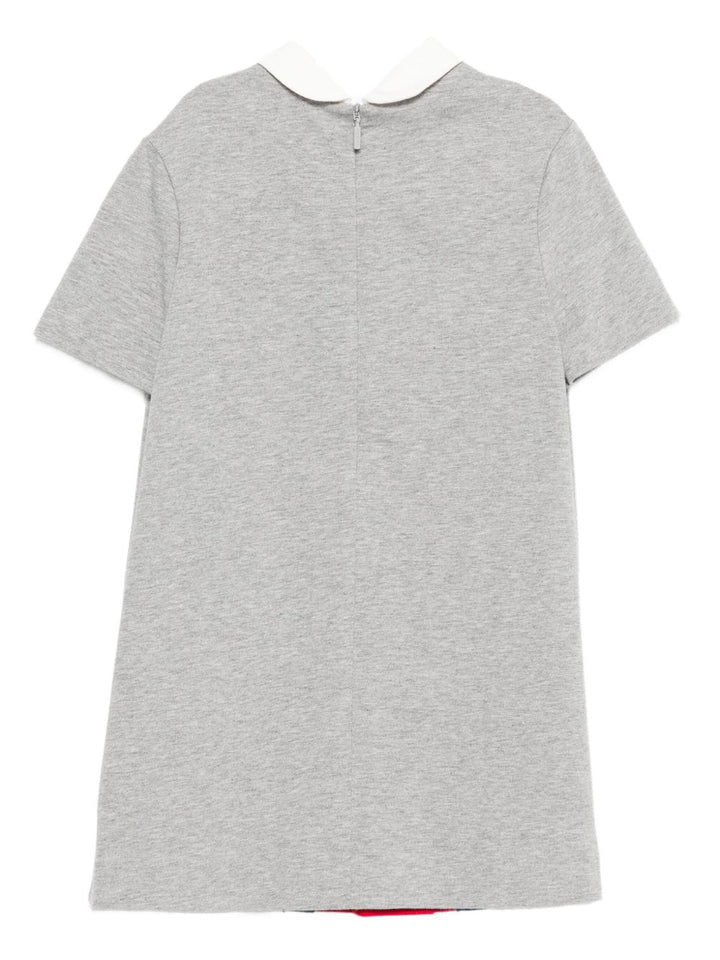 Abito grigio chiaro per bambina 828783XJHDW 1183 Gucci Kids 