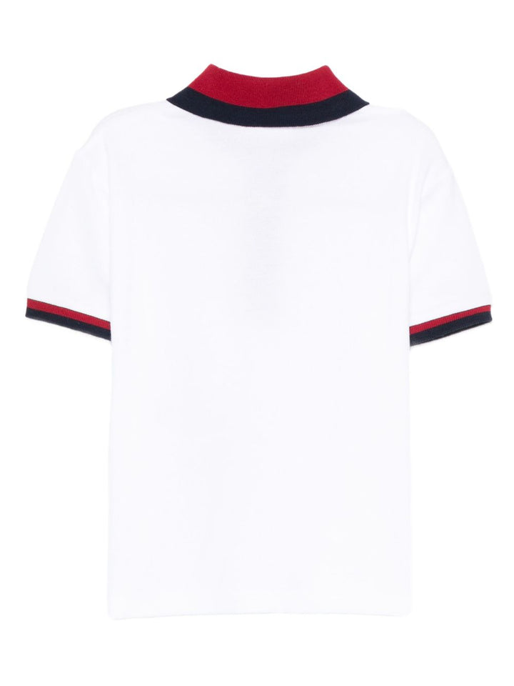 Polo bianco per bambino 832309XJHAN 9250 Gucci Kids 