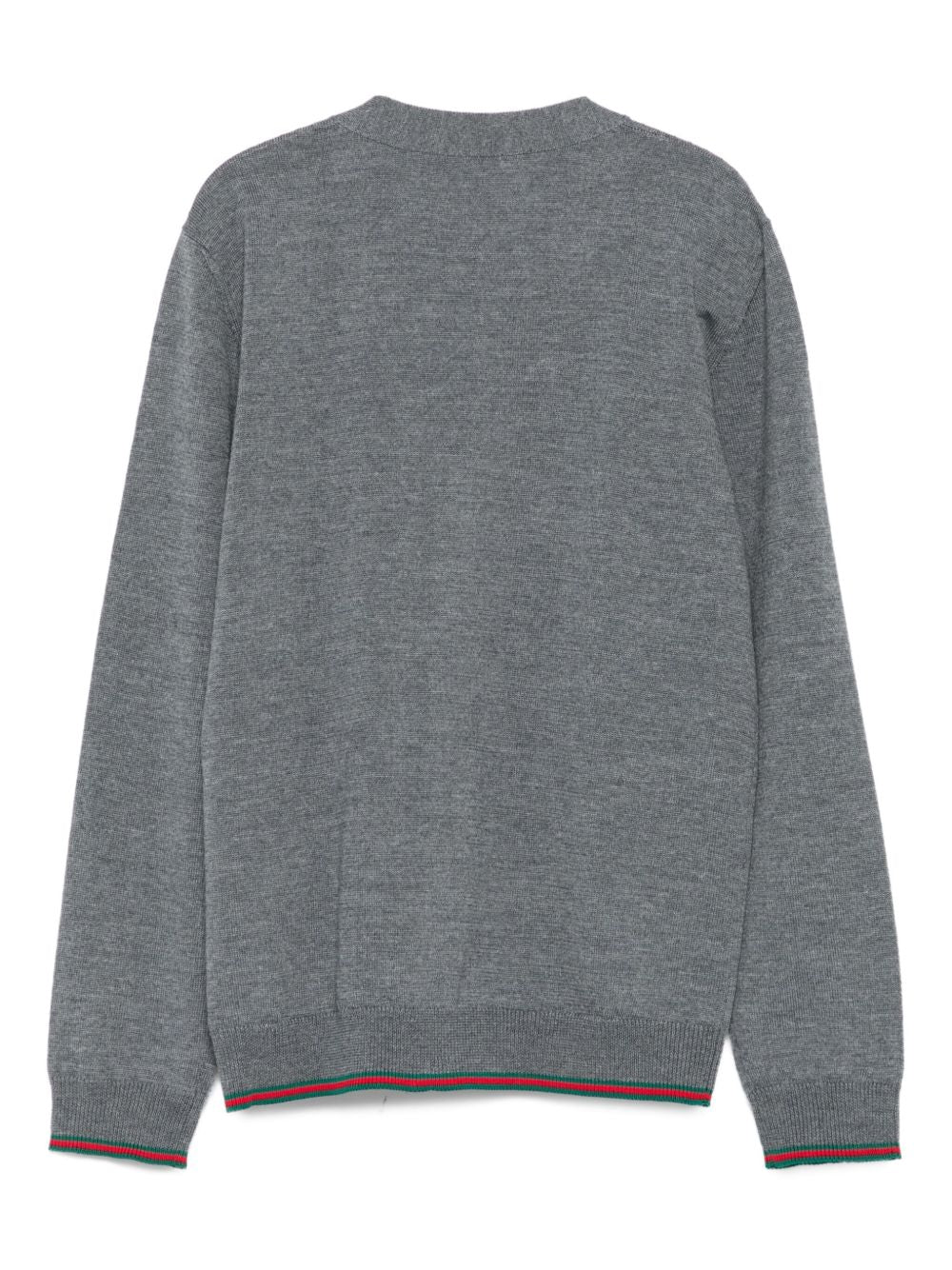 Cardigan grigio per bambino 832635XKEXU 1127 Gucci Kids 
