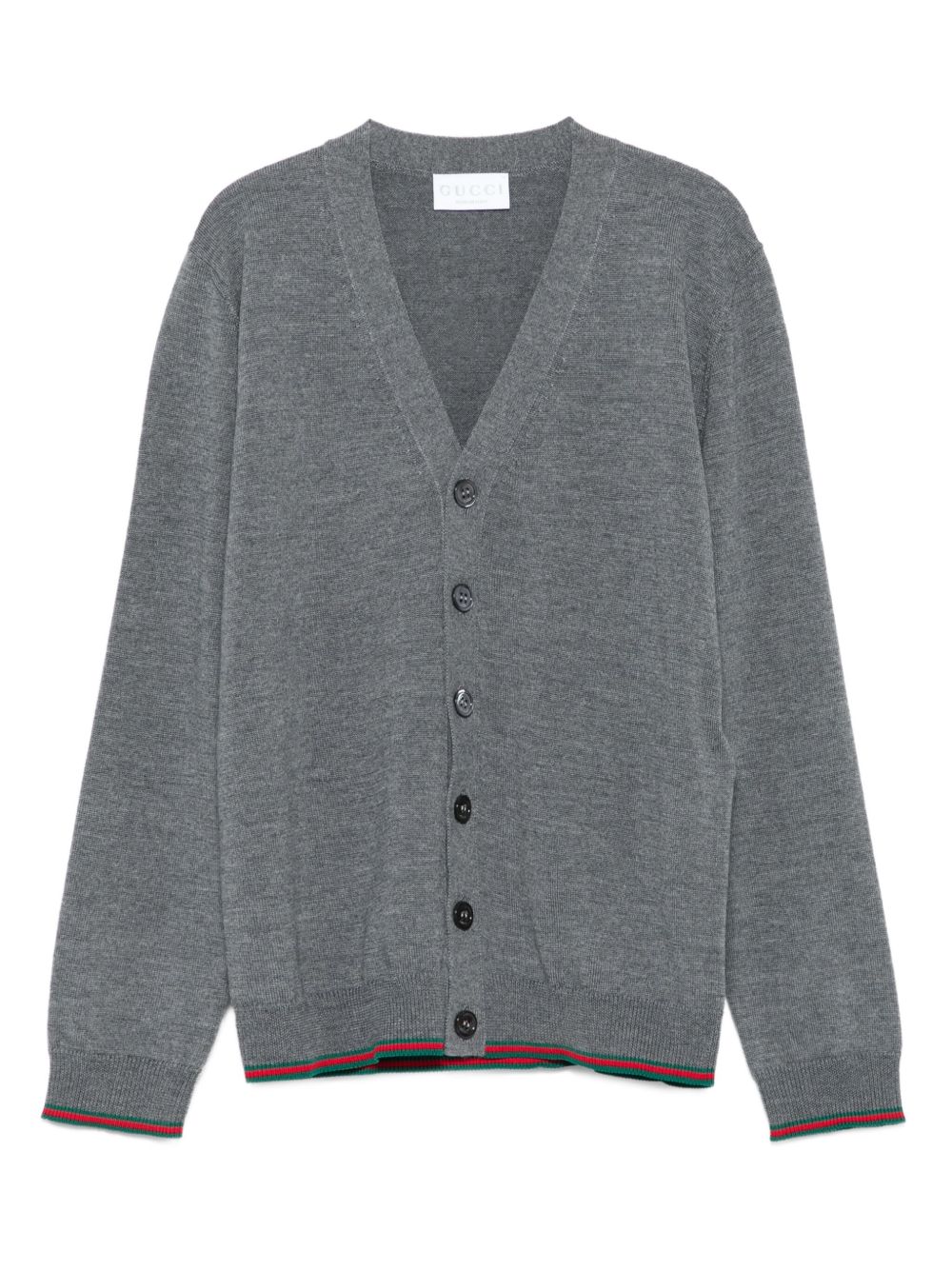 Cardigan grigio per bambino 832635XKEXU 1127 Gucci Kids 