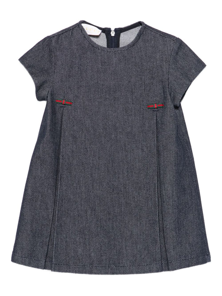 Abito blu scuro per neonata 840353XDDCN 4759 Gucci Kids 