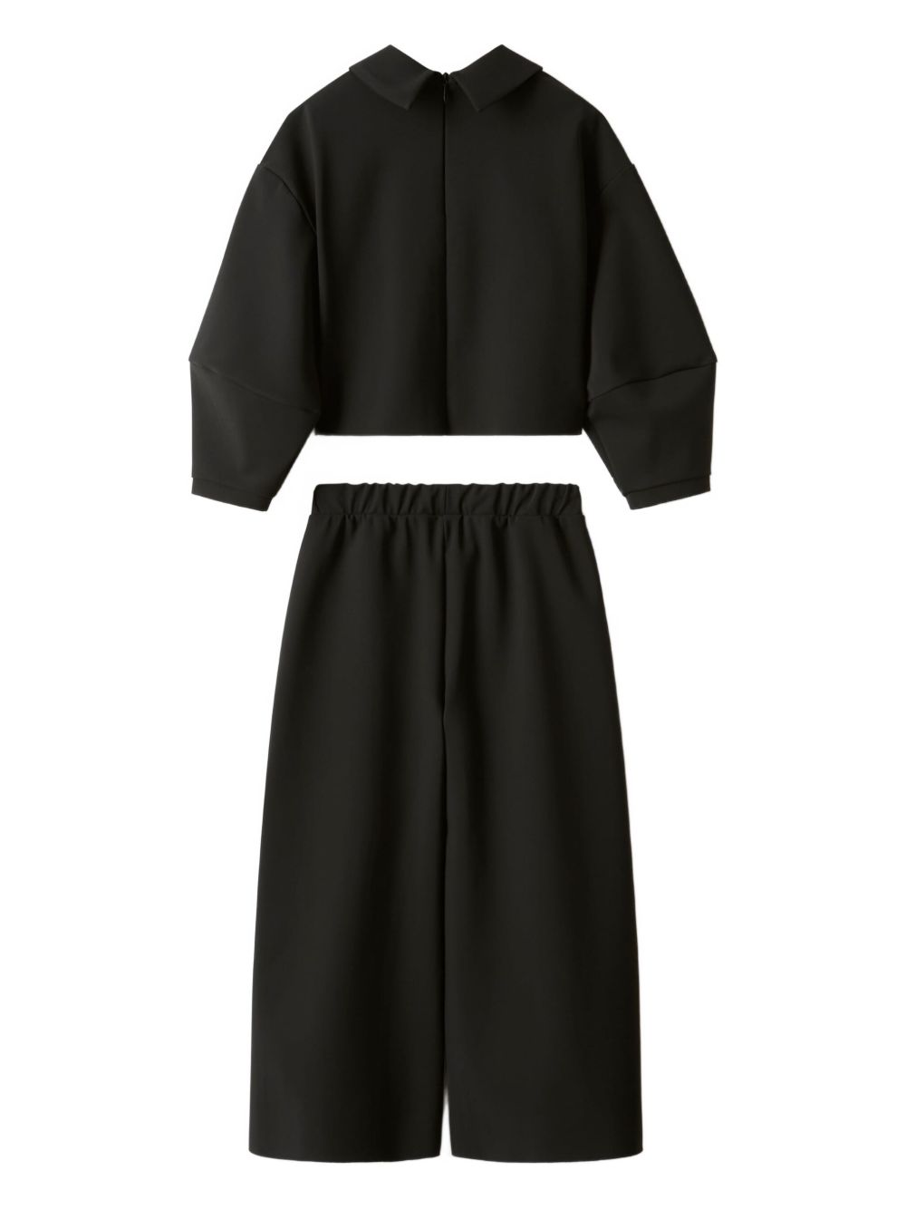 Completo nero per bambina A25GDF0001N0057 099 Il Gufo 