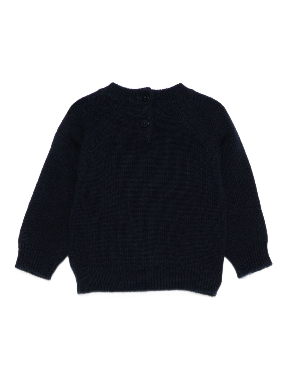 Maglione blu navy per neonato A25GMA0008EM220 4939 Il Gufo 