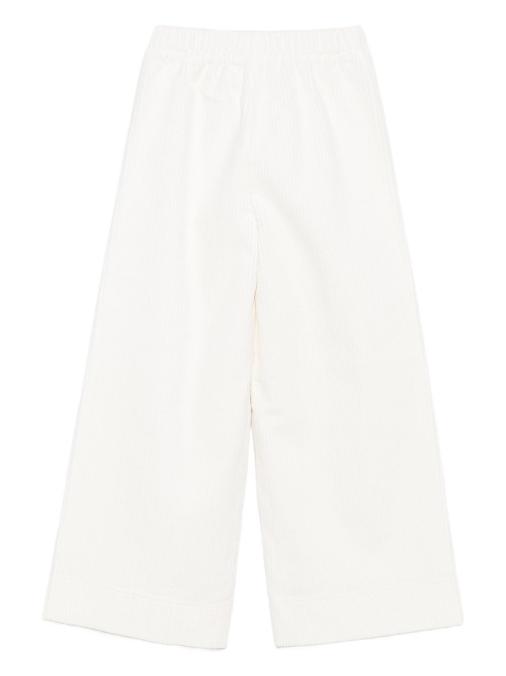 Pantalone bianco per bambina A25GPL0004V6012 100 Il Gufo 