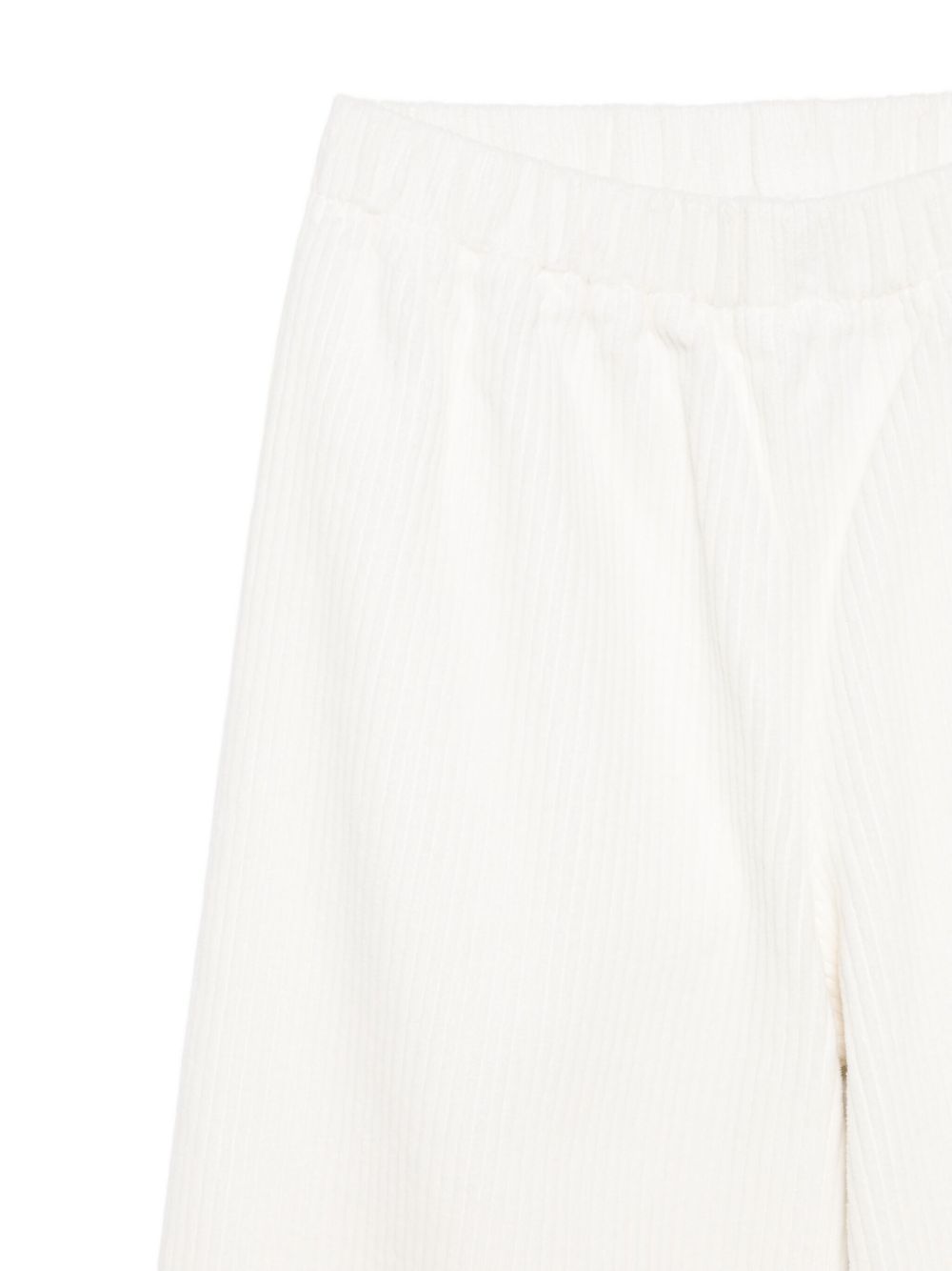 Pantalone bianco per bambina A25GPL0004V6012 100 Il Gufo 