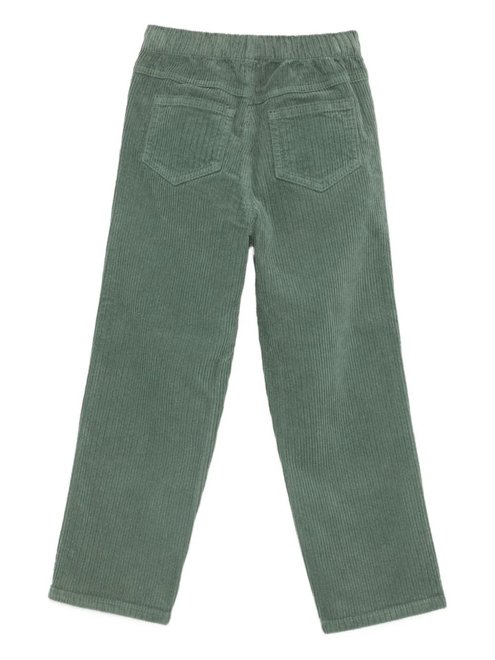 Pantalone verde per neonato A25GPL0021V6012 577 Il Gufo 