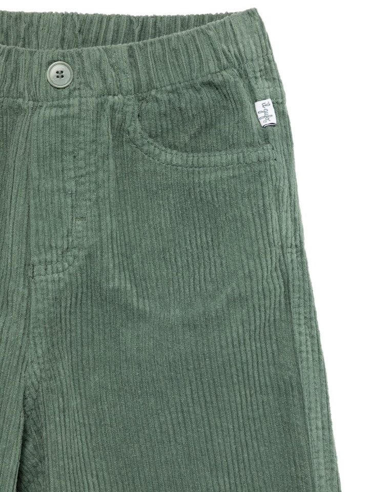 Pantalone verde per neonato A25GPL0021V6012 577 Il Gufo 