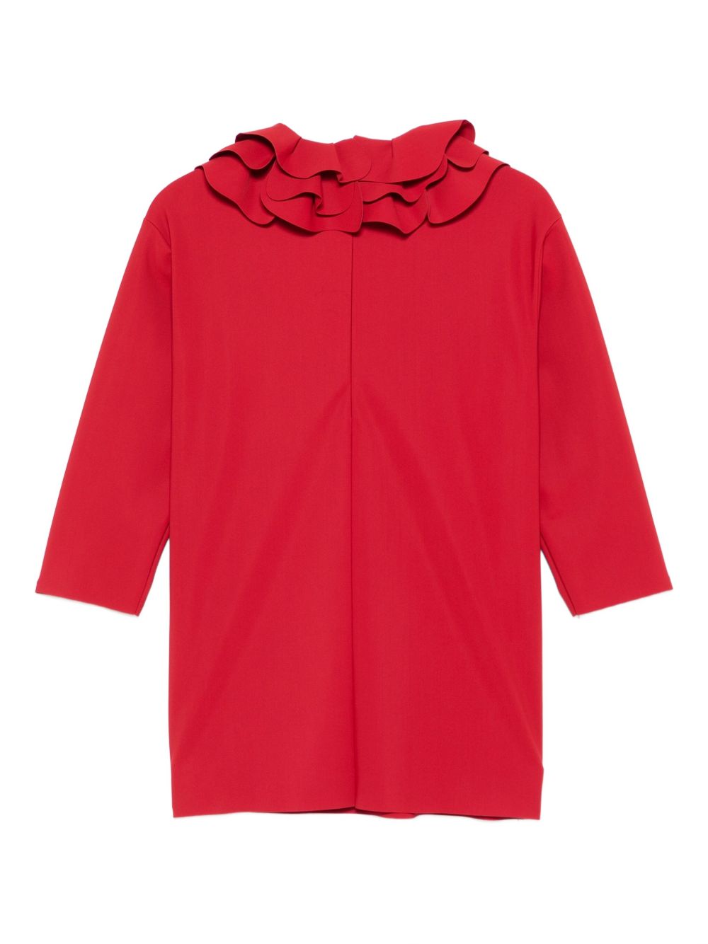 Abito rosso per bambina A25GVL0004N0057 377 Il Gufo 