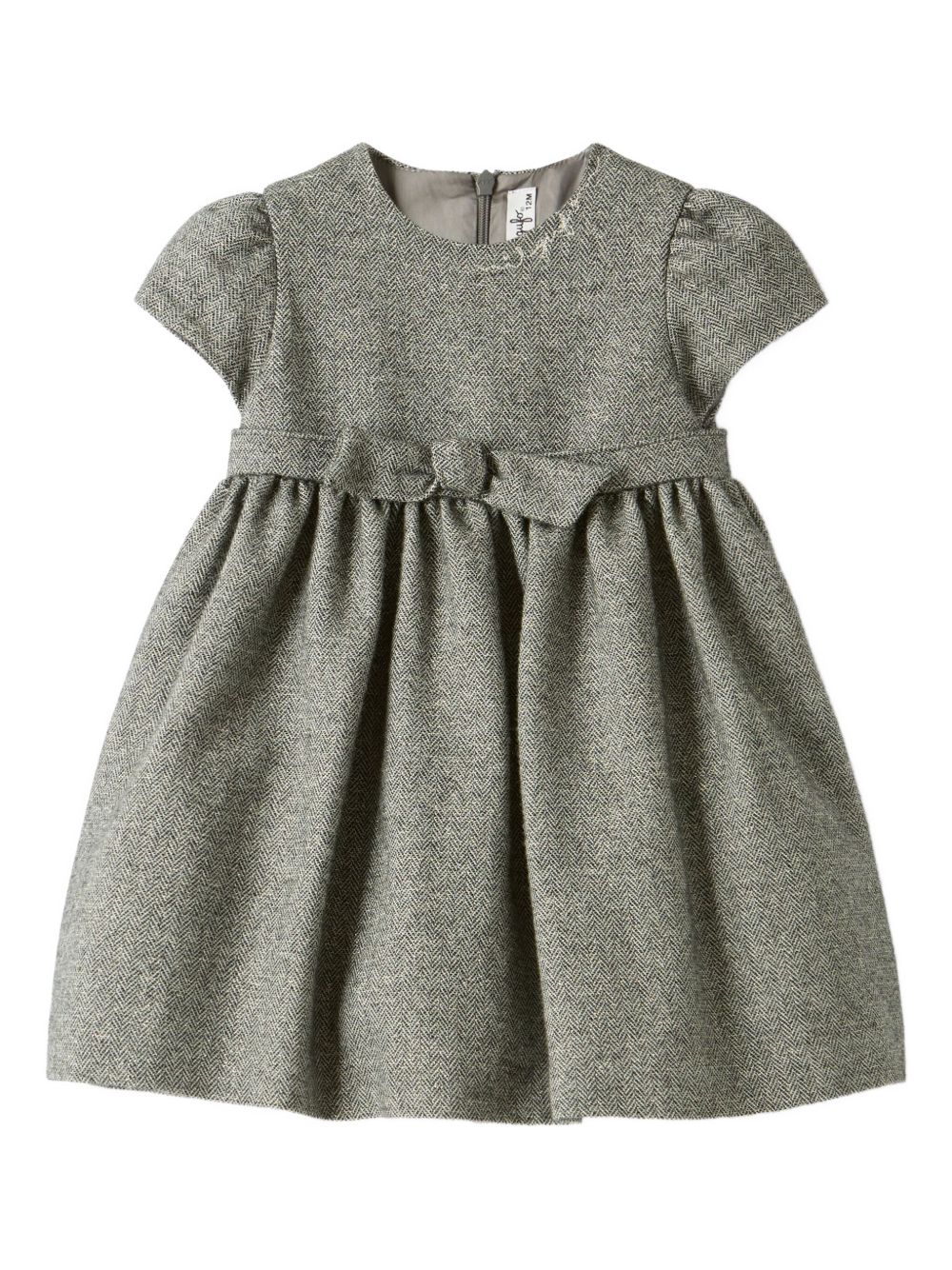 Abito grigio per neonata A25GVM0002W0065 090 Il Gufo 