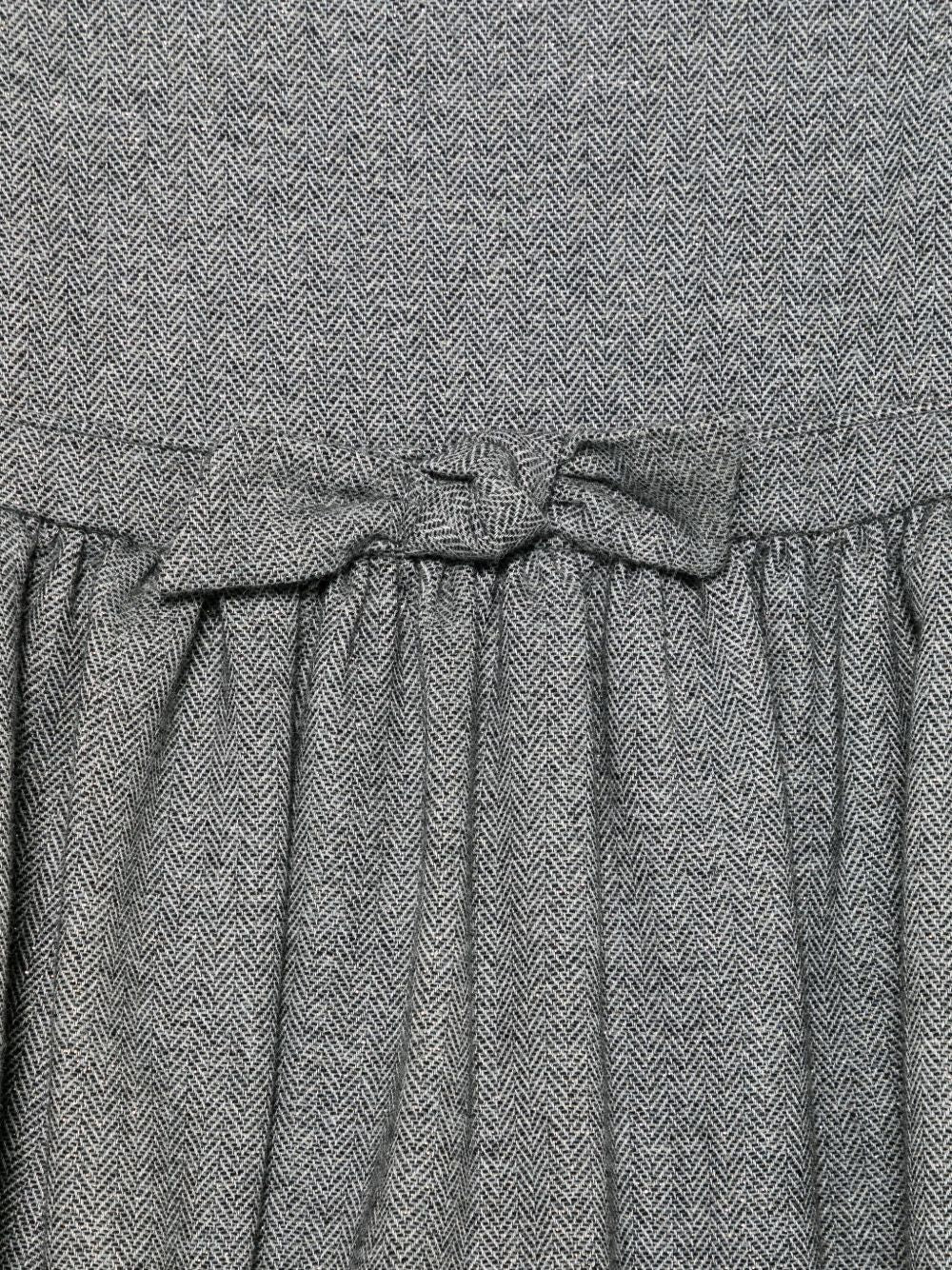 Abito grigio per bambina A25GVM0002W0065K 090 Il Gufo 