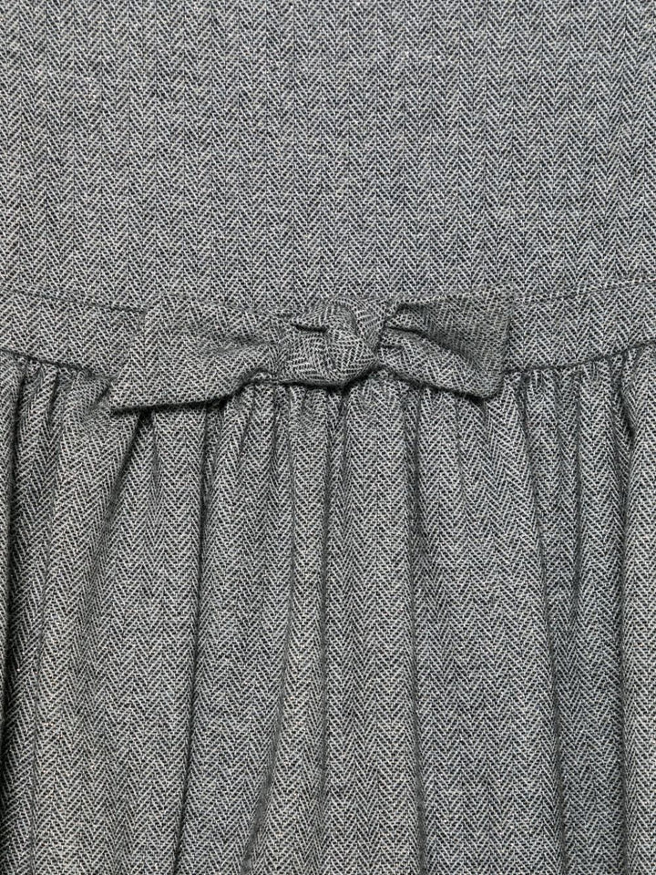 Abito grigio per bambina A25GVM0002W0065K 090 Il Gufo 
