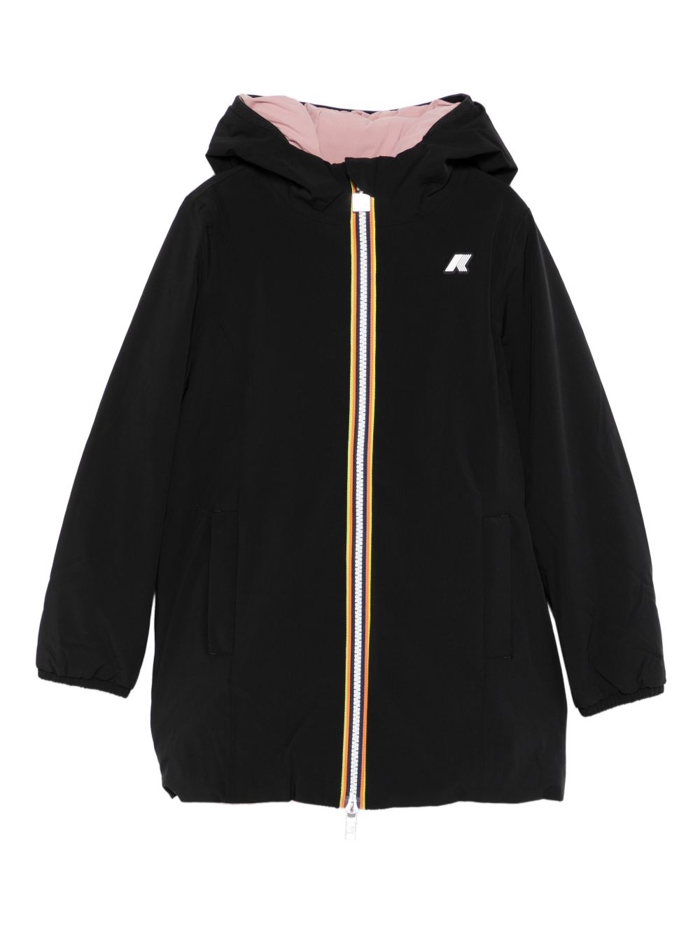 Giubbotto nero per bambina K11517W BBM K-Way Kids 