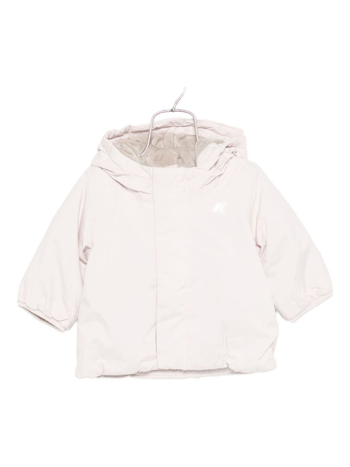 Giubbotto bianco/rosa per neonata K4137VW B3U K-Way Kids 