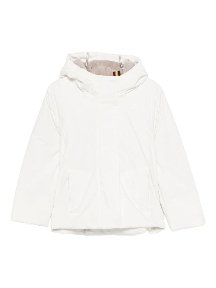Giubbotto bianco per bambina K4137WW ASG K-Way Kids 