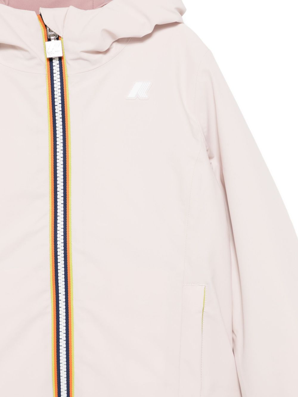 Giubbotto bianco/rossa per bambina K71339W B2K K-Way Kids 