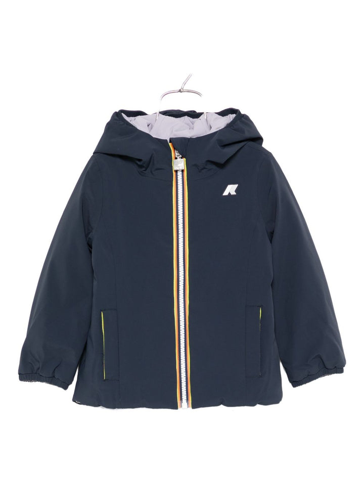Giubbotto blu per bambina K71339W BBJ K-Way Kids 